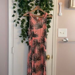 COPY - A new day palm maxi dress size small